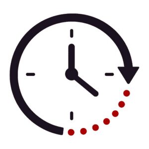 clock indicating time is running out